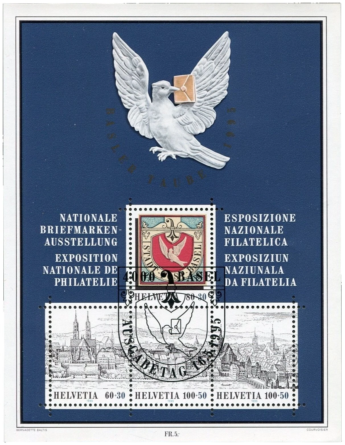 Switzerland Used Animal Kingdom Postal Stamps