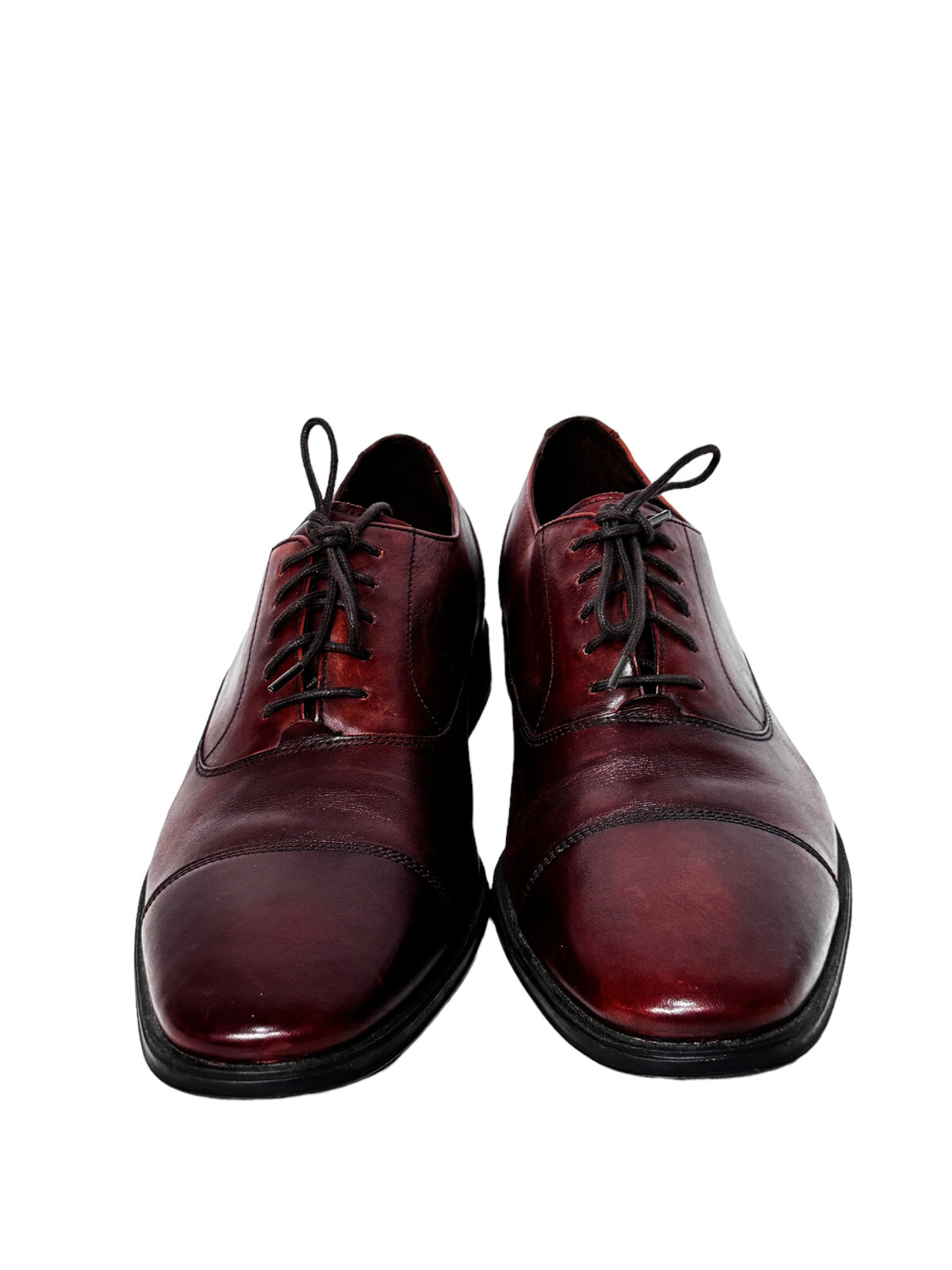 SAOLA Scarpe eleganti COLE HAAN C09167 Captoe Oxford in pelle marrone marrone marrone da uomo taglia 10 5