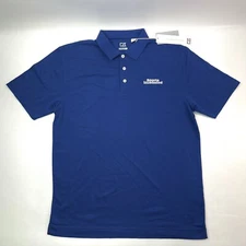 Cutter & Buck Sport Illustrated CB DryTec  Blue Golf Sport Polo Shirt Men’s L