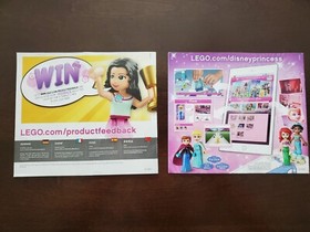 LEGO Disney: Elsa's Sparkling Ice Castle 41062 Missing 1 piece, with manual