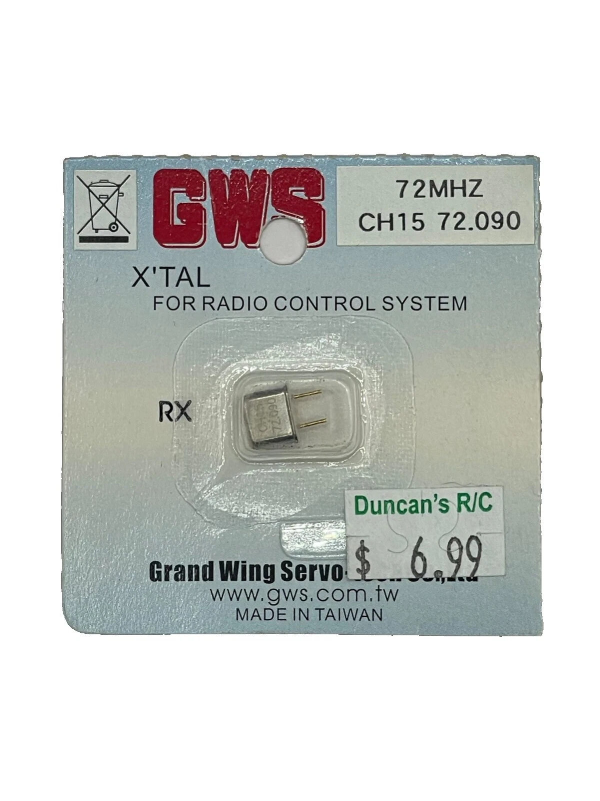 Brinquedo RC 1:6 GWS para Motores, peças e Acessórios