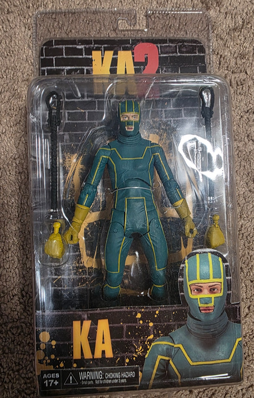 NECA Reel Toys Kick-Ass 2 KA 7" Action Figure 2013 NEW Sealed