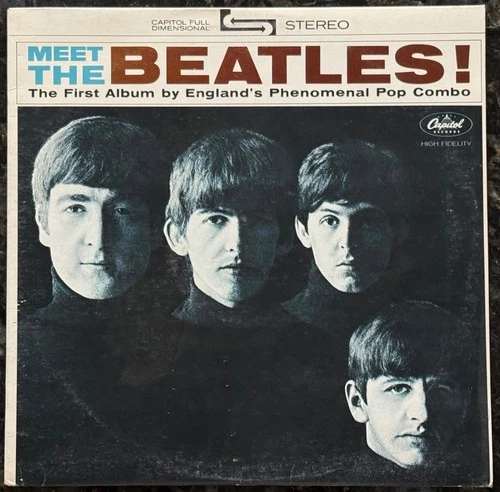 THE BEATLES - MEET THE BEATLES! 1964 "I Wanna Hold Your Hand" Vinyl LP CLASSIC!