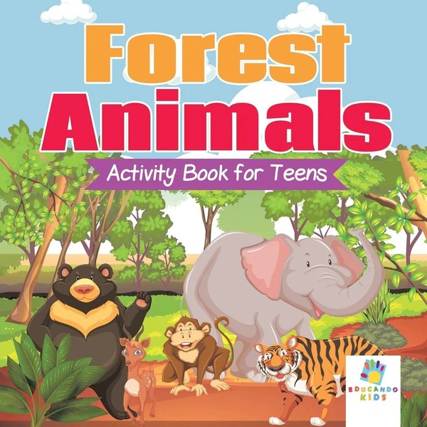Forest Animals Activity Book For Teens Educando Kids Taschenbuch Englisch 2019-image