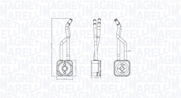 Magneti Marelli ÖLküHler Passend FüR VW Golf IV 1J1 1.6 16V 1J5 Seat Leon 1M1-image