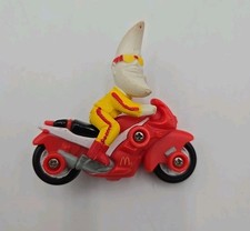 Vintage McDonald's Mac Tonight Moon Man Red Motorcycle 1988 Happy Meal set 5