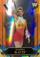 Alundra Blayze Legends Orange /25 Topps WWE 2020 Chrome 