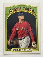 2021 Topps Heritage #518 Garrett Whitlock Rookie Boston Red Sox