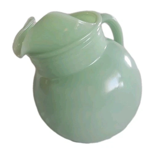 Vintage Fire King Jadeite Ball Pitcher