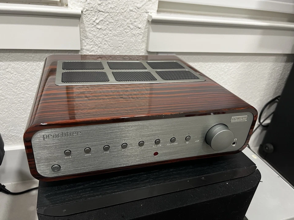 Amplificador Integrado Peachtree Audio nova500 con DAC -Gloss Mocha- Usado Foto 2 de 4