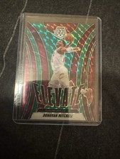 2024-25 Panini Mosaic - Elevate Donovan Mitchell #5 Green Mosaic Prizm