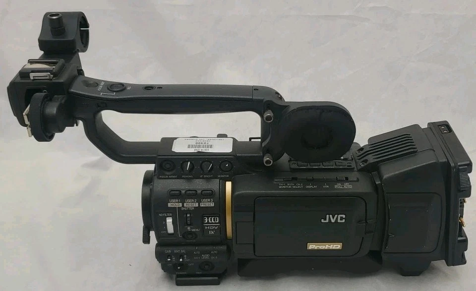 JVC GY-HD250CHU Professional HDV 720p Camcorder Body ~Untested NO RETURN - Image 3 of 4