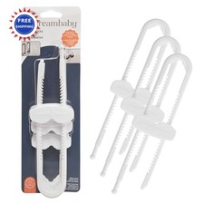 Cabinet Locks Sliding Child Proof 3 Pack Dreambaby White L183 Latches Kitchen