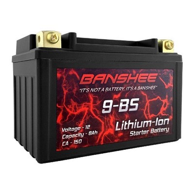 LiFEPO4 Battery 9-BS for Honda CBR900RR VFR750 NX650 NT650 Replaces YTX9-BS