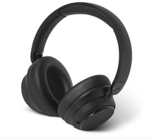 Hybrid Active Noise Cancelling Headphones, 35 Hours Playtime with ANC,Black