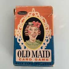 Vintage 1960's Whitman Old Maid Card Game