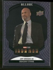 2022 Upper Deck Allure Marvel Studios #2 Jeff Bridges as Obadiah Stane