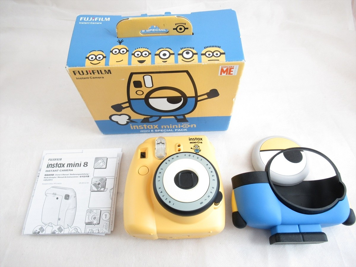 Fujifilm Instant Camera Cheki instax mini 8 Minion SP w/ BOX from