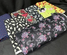 Fabric Remnants Bundle Lot Of 7 Different Styles And Sizes READ FULL DESCRIPTION