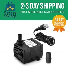 Adjustable Flow Mini Submersible Pump - Ideal for Fish Tanks & Indoor Fountains