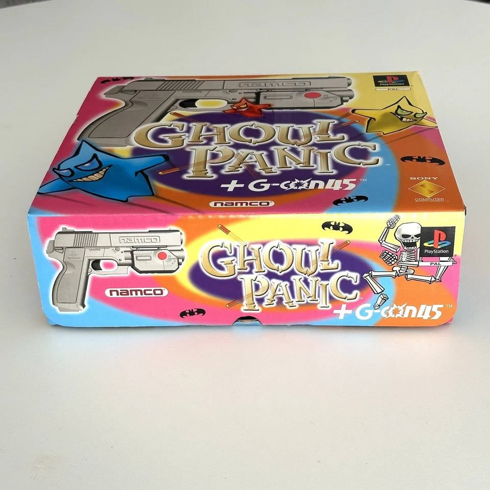 NEW SEALED!!! Sony Playstation 1 PS1 Ghoul Panic + G-con 45 Gun Namco Pal Aus - Image 3 of 4
