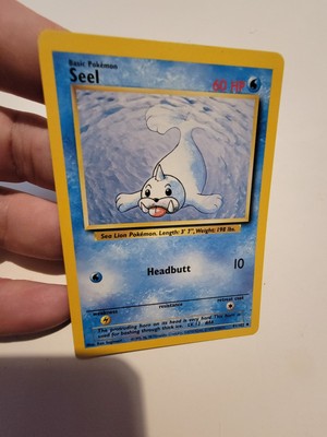 Pokmon Seel Base Set 41/102 (1999) Shadow First Edition Euc Vintage | eBay