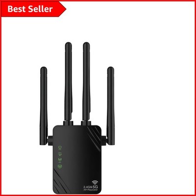 High-Speed WiFi Extender, funktioniert mit allen Routern - Signal mühelos steigern