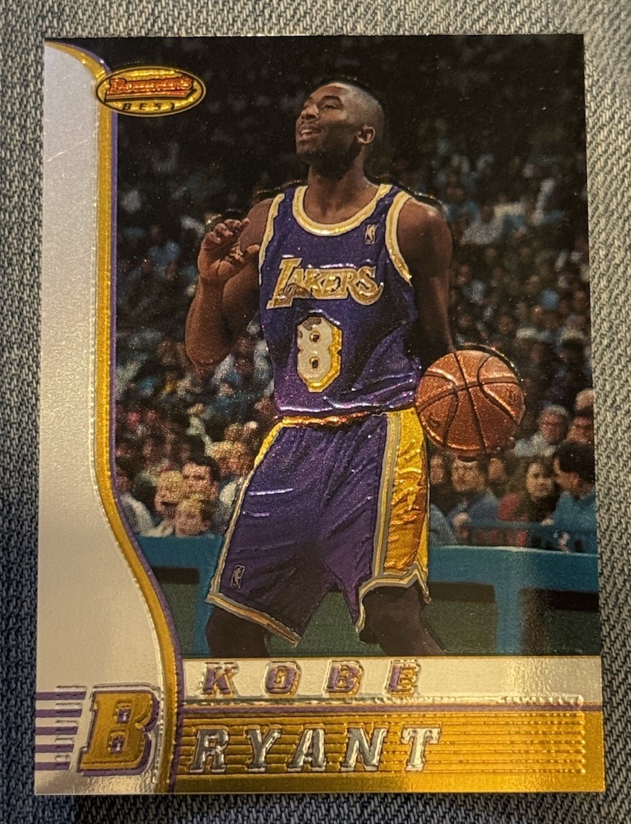 Topps 1996-97 Bowman's Best #R23 Kobe Bryant Rookie Los Angeles Lakers