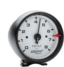 Auto Meter 2303 Autogage White Face Tachometer 3.750 In.