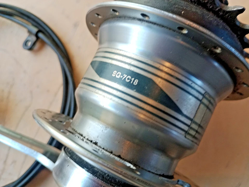 Shimano Nexus INTER 7 SG-7C18 Getriebenabe & Zubehör Fahrrad Nabe ungeprüft - Bild 2 von 4