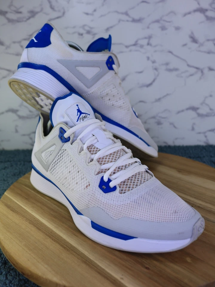 Zapatilla deportiva baja Jordan 89 Racer militar azul blanco ligera AQ3747-104 talla 11,5 M -13 W Foto 2 de 4