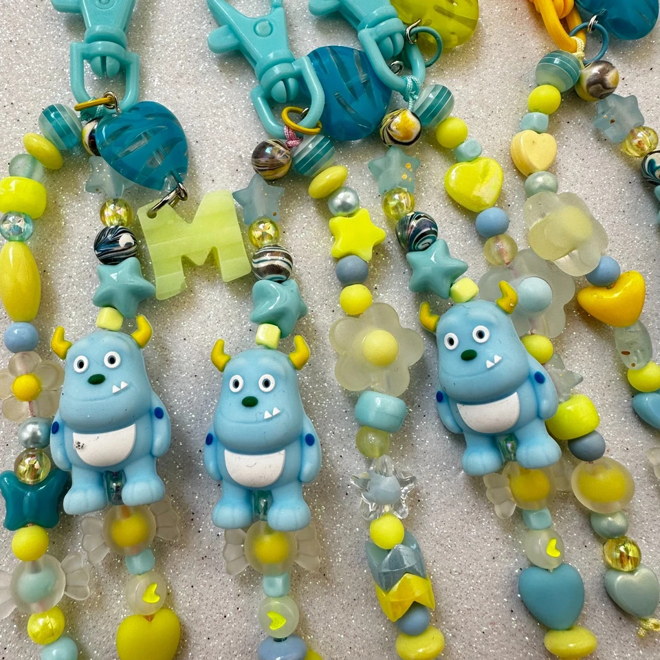 Sulley 3D charm - ciondoli borsa o portachiavi realizzati a mano - monster - Immagine 3 di 4