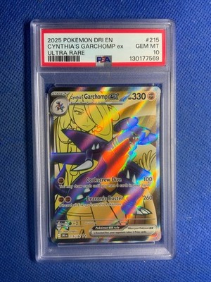 2025 POKEMON DRI EN-DESTINED RIVALS ULTRA RARE #215 CYNTHIA'S