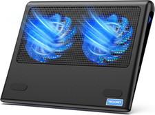 TECKNET Laptop Cooling Pad - 12"-15.6" Laptop Cooler, Powerful Cooler and Ultra