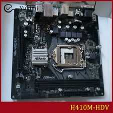 FOR ASROCK H410M-HDV DDR4*2 Socket 1200 64GB D-Sub DVI-D HDMI Motherboard Test