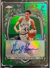 GEORGE GERVIN 2025 TOPPS CHROME GREEN REFRACTOR AUTO 74/99 AUTOGRAPH SPURS HOF