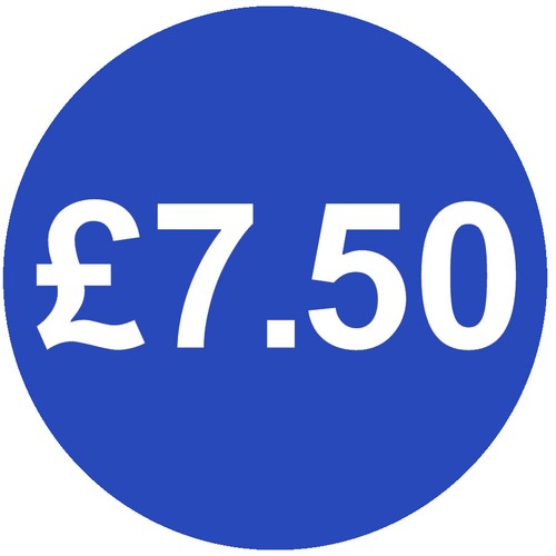 Blue 30mm Retail Price Stickers Display Stand Point Of Sale Sticky Labels POS - Picture 23 of 33
