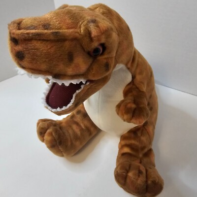 Wild Republic Brown T-Rex Dinosaur Stuffed Animal Toy 12 Inch
