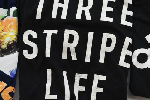 Adidas Girls Lot of 3 Go To Tee Shirt Crew Neck Short Sleeve Graphic Front Sz S - Picture 3 of 8
