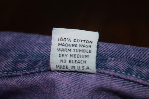 US made Purple BON BON Denim Jacket Acid Wash Girls Large - Picture 5 of 9