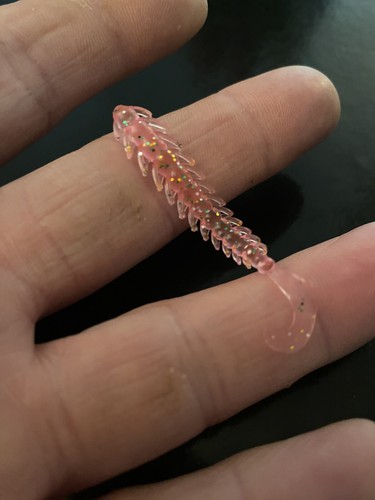perch lures, Dropshot Bugsies Jazzy Pink, 50mm x 7! - Picture 5 of 5