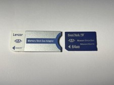 Sony compatible MSA-64A 64MB Memory Stick Duo Card adapter for Sony Cameras