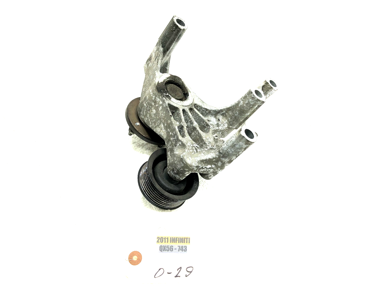 20112017 INFINITI QX56 QX80 BELT TENSIONER W/BRACKET OEM eBay