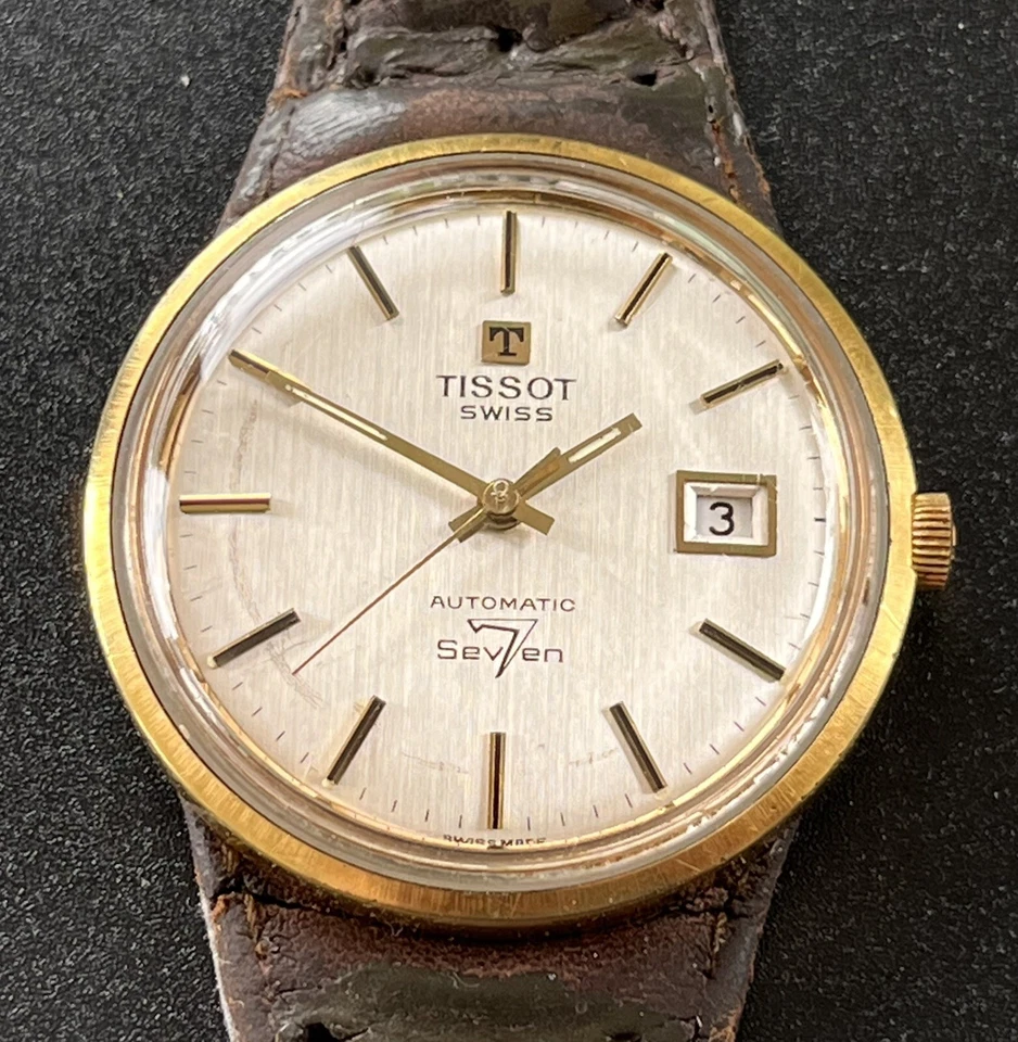 Rare vintage 1960's Tissot Seven Omega/Tissot automatic, 37.5mm, running strong