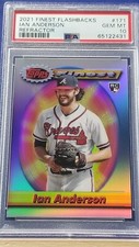 Ian Anderson - 2021 Finest Flashbacks Refractor RC  PSA 10
