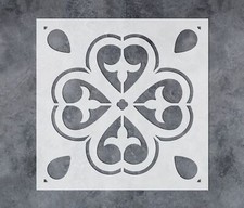 Reusable Flower Tile Stencils Floral Mandala Stencil Template Reusable for Wall