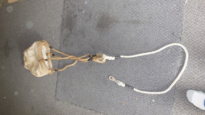VINTAGE CANVAS/MANILA ROPE BOAT SEA ANCHOR/ONLY USED IN FRESHWATER | eBay