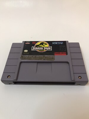 Jurassic Park (Super Nintendo, 1993) SNES Authentic Cartridge Only