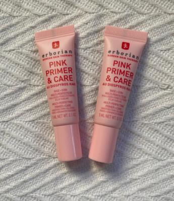 ERBORIAN  Pink Primer & Care 5 ml Lot of 2 NEW