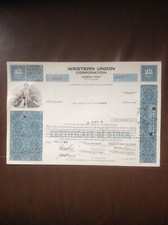 WESTERN UNION CORP. (RAILWAY COMPANY) 1971 1 Share